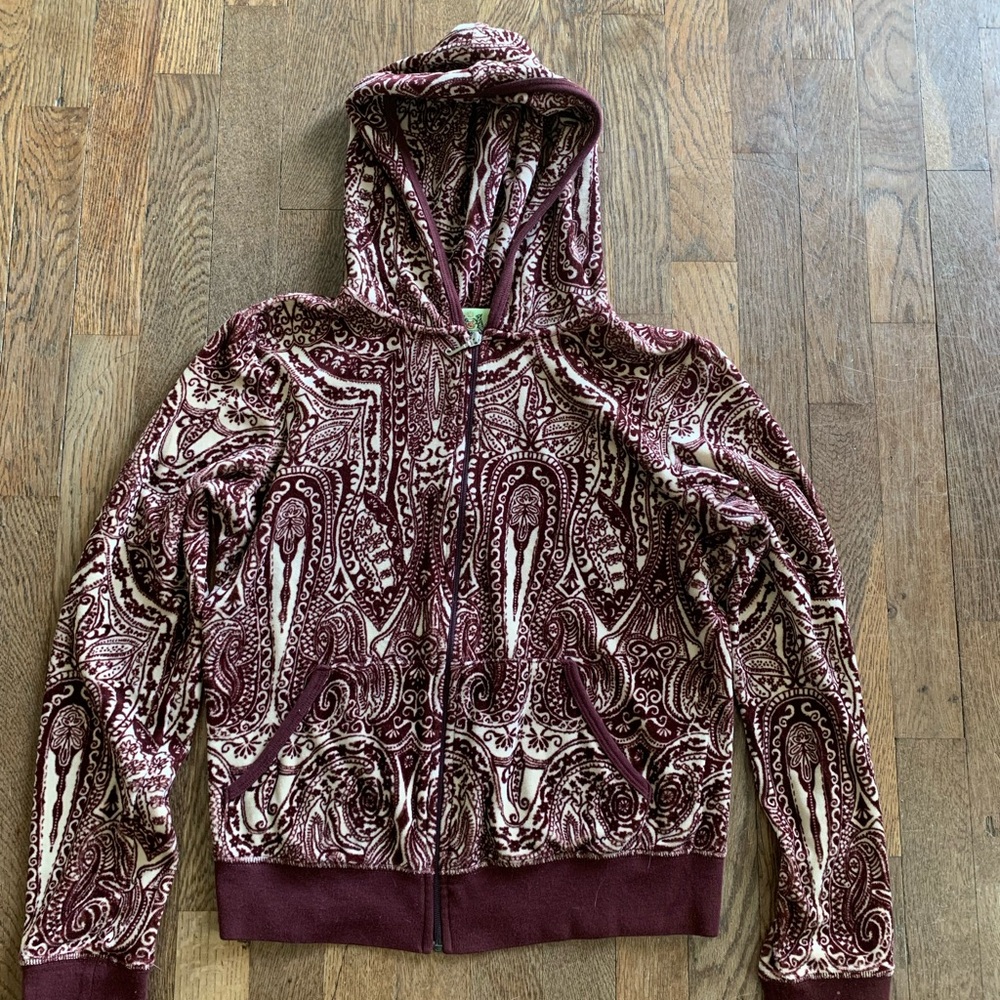 Vintage Y2K Juicy couture velour zip up